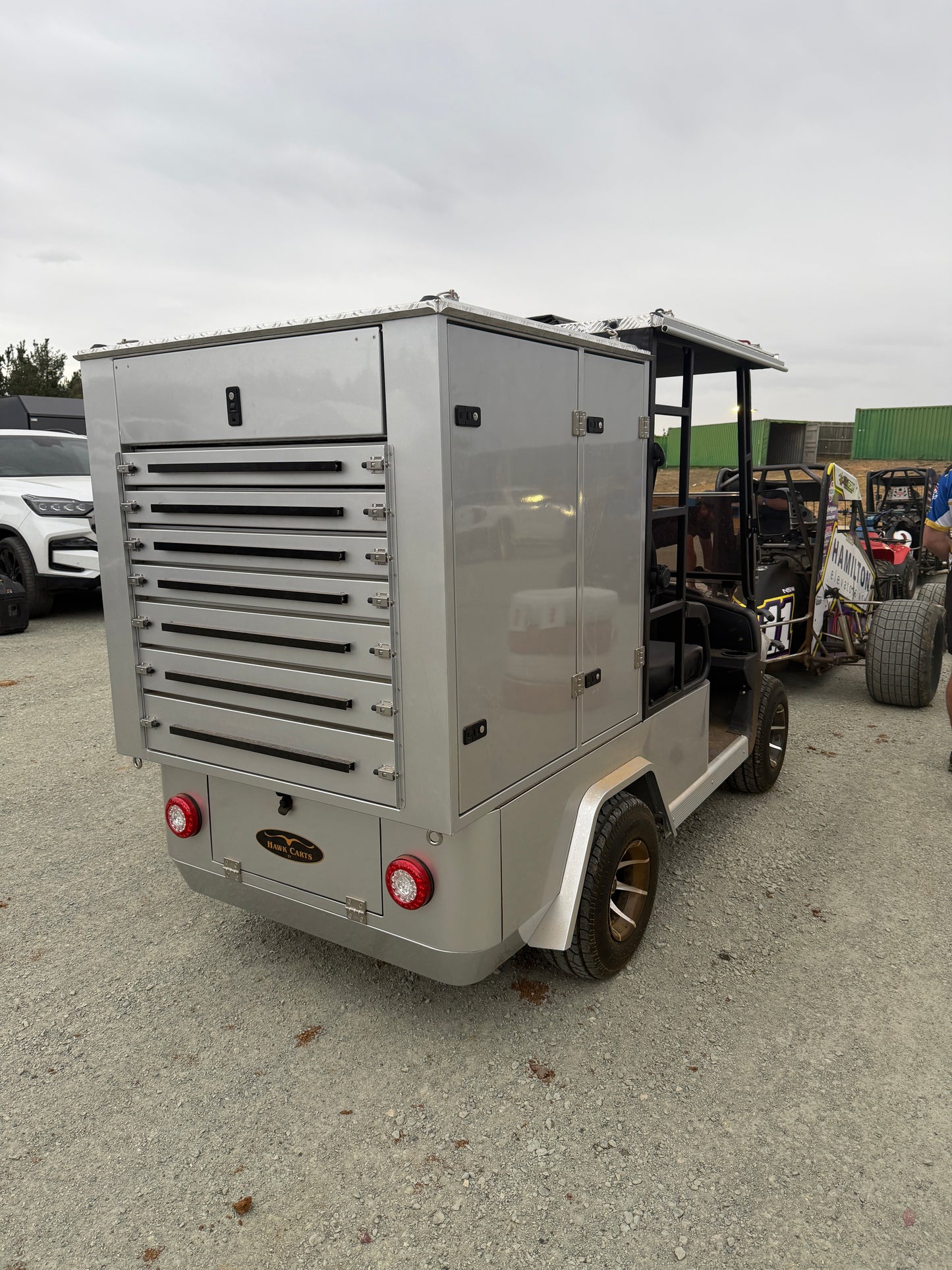 Hawk Beast Electric Speedway Push Cart