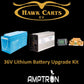 36V Lithium Battery 50Ah Upgrade Kit - Hawk Carts