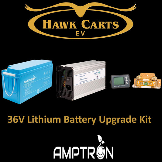 36V Lithium Battery 50Ah Upgrade Kit - Hawk Carts