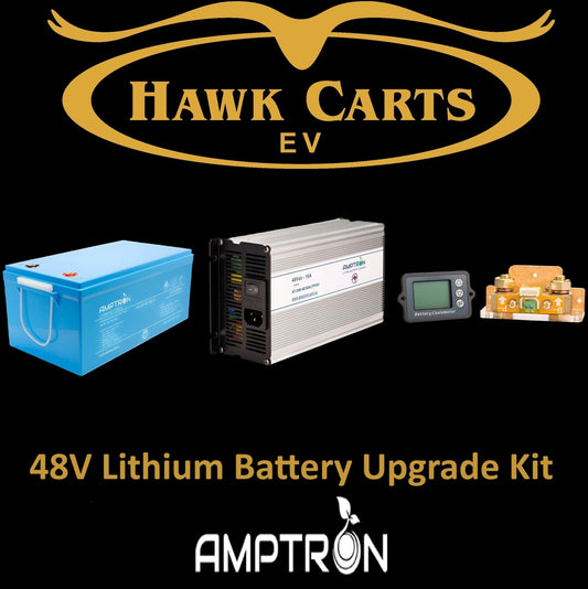 48V Lithium Battery 100Ah Upgrade Kit - Hawk Carts