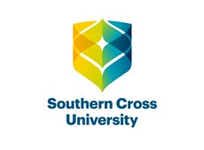 southern cross uni logo on white background