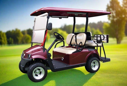 Golf Cart Electric 2+2 Seat 100Ah Lithium - Hawk Carts