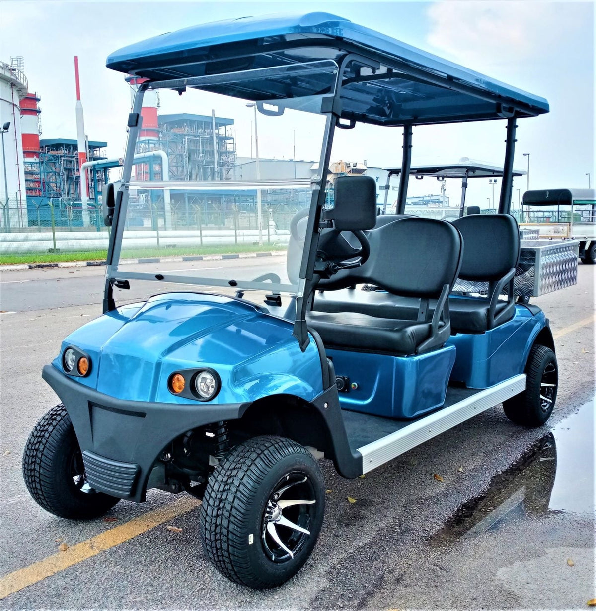 Hawk Cart Hawk Carts | Razorback Cargo 4 Seat Utility Cart | Electric 100Ah Lithium