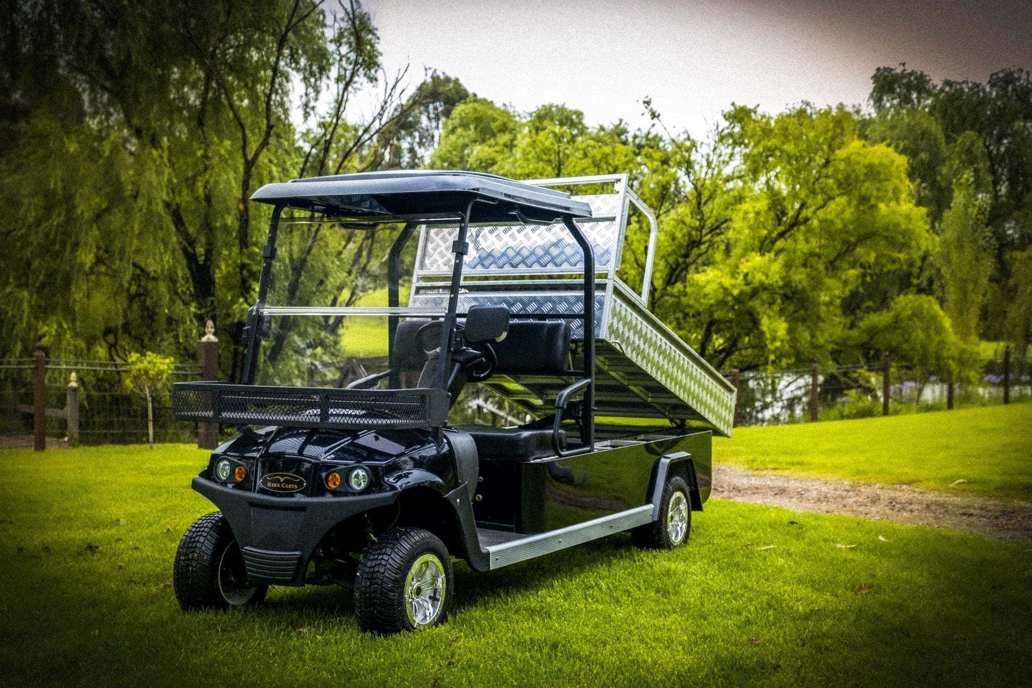Hawk Carts | Razorback Cargo Cart MWB & LWB | Electric 100Ah Lithium
