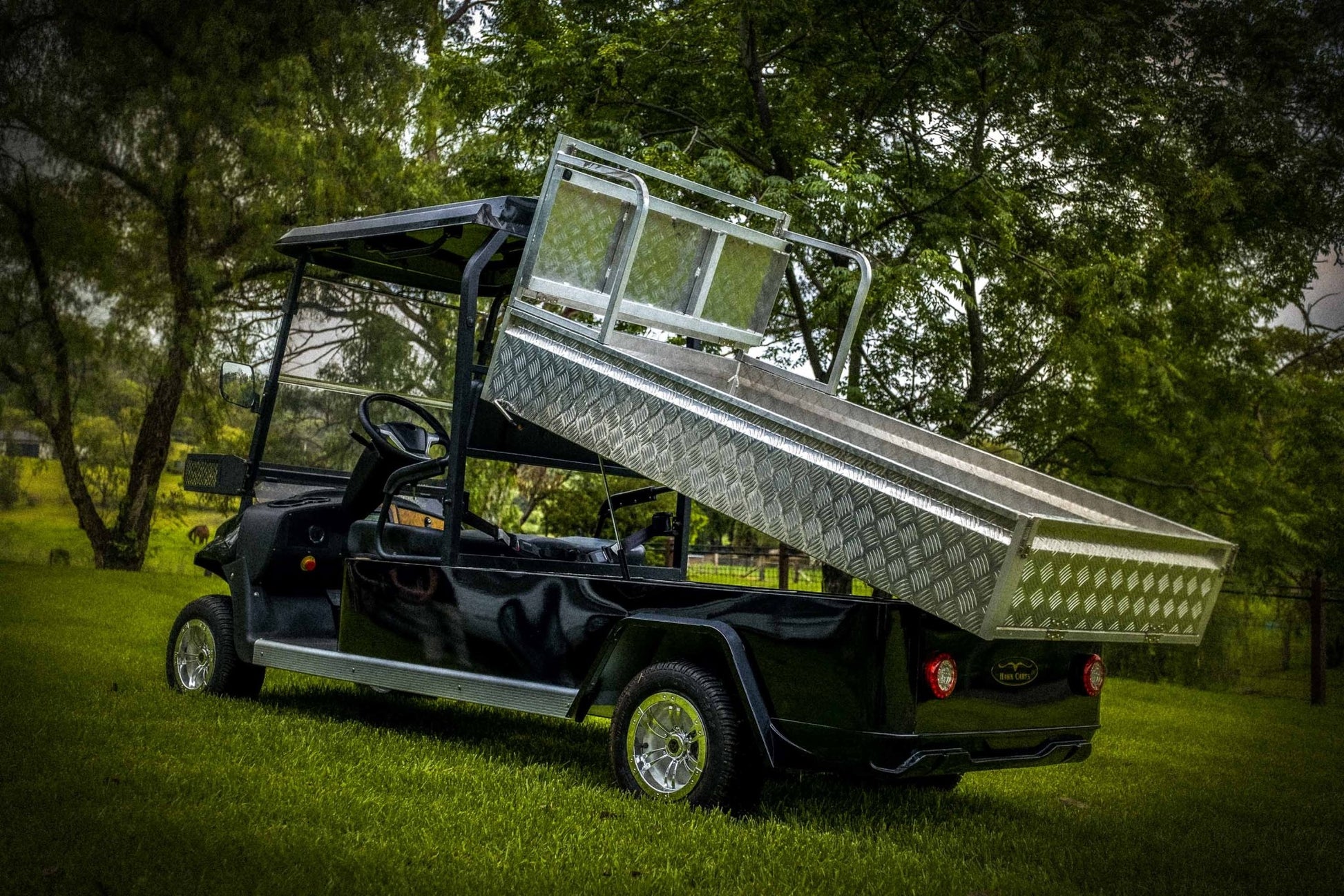 Hawk Carts | Razorback Cargo Cart MWB & LWB | Electric 100Ah Lithium