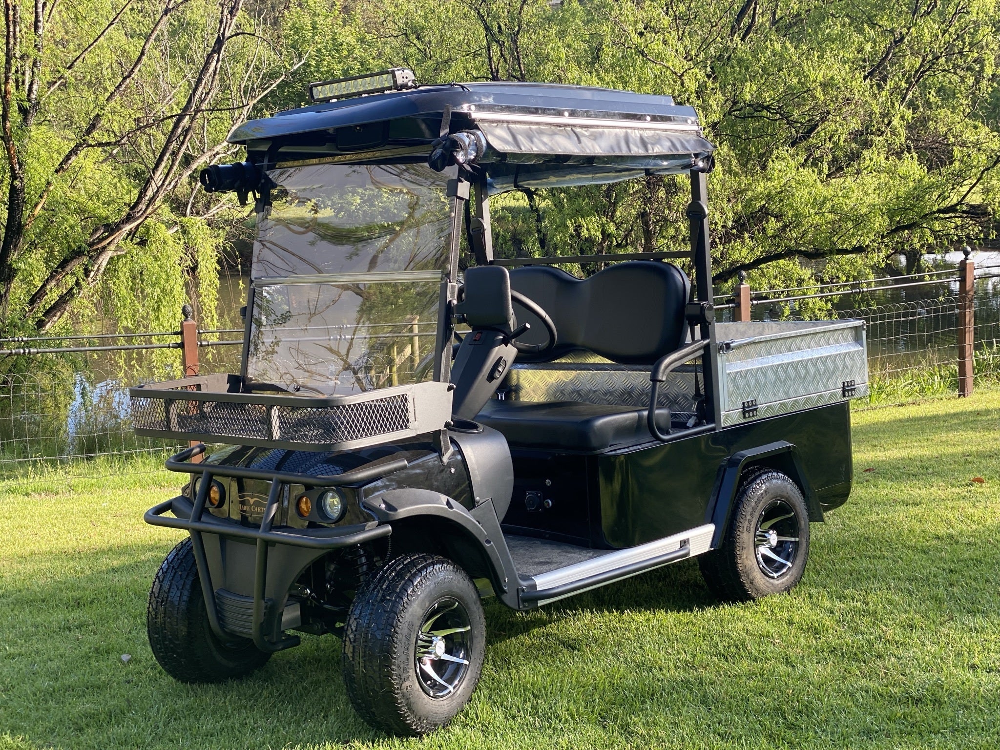 Hawk Carts | Razorback Cargo Cart MWB & LWB | Electric 100Ah Lithium